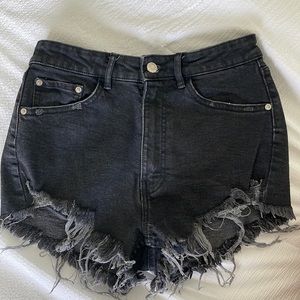 Zara Black Jean Shorts